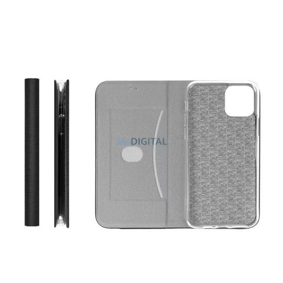 HUSĂ! - Carcasă de carte SENSITIVE Samsung Galaxy S25 Ultra - negru