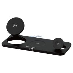   Forcell F-004 F-Energy MagNetix 3-in-1 stație de încărcare wireless 20.5W Qi2 - negru