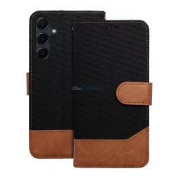   HUSĂ! - JEANS carcasă de carte Samsung Galaxy S25 Plus - negru