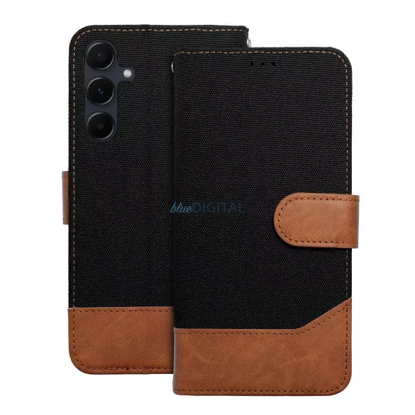 HUSĂ! - JEANS carcasă de carte Samsung Galaxy S25 Plus - negru
