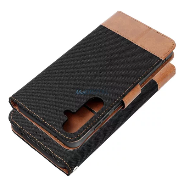 HUSĂ! - JEANS carcasă de carte Samsung Galaxy S25 Plus - negru