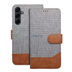   HUSĂ! - JEANS carcasă de carte Samsung Galaxy S25 Plus - gri