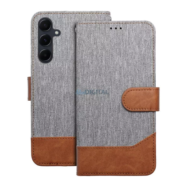 HUSĂ! - JEANS carcasă de carte Samsung Galaxy S25 Plus - gri