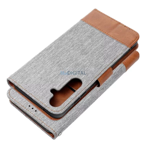 HUSĂ! - JEANS carcasă de carte Samsung Galaxy S25 Plus - gri