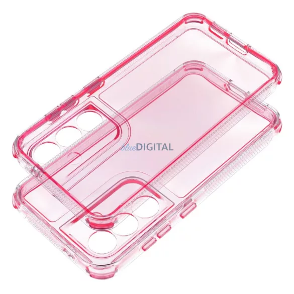 HUSĂ! - Husă MATRIX CLEAR Samsung Galaxy S25 Plus - roz pal