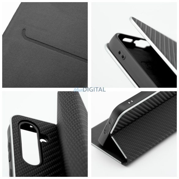 Carcasă de carte LUNA Samsung Galaxy A06 - negru