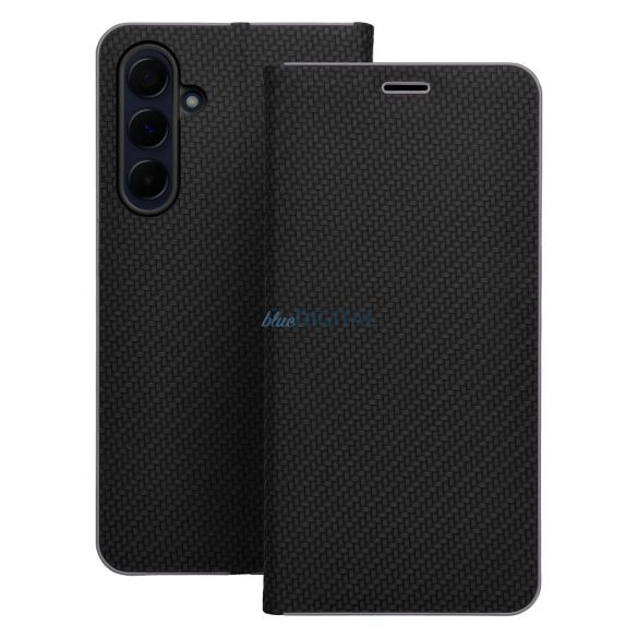 Carcasă de carte LUNA Samsung Galaxy A06 - negru