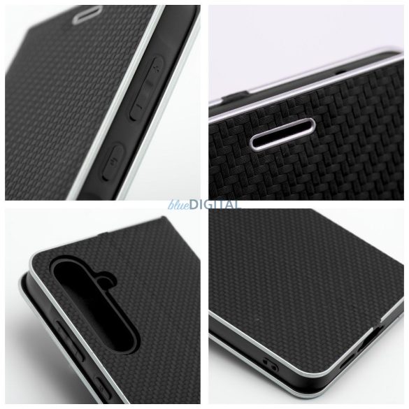 Carcasă de carte LUNA Samsung Galaxy A06 - negru