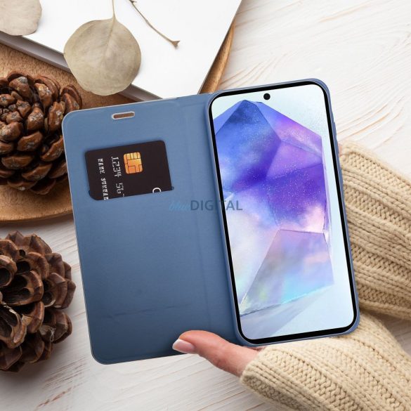 Carcasă de carte LUNA Samsung Galaxy A06 - albastru