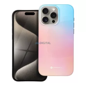 HUSĂ! - FORCELL F-PROTECT Mirage, carcasă militară testată la cădere compatibilă cu MagSafe pentru IPHONE 15 PRO MAX roz albastru