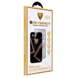 OG Premium Privacy Glass sticlă temperată cu margine neagră pentru Xiaomi Redmi 14C