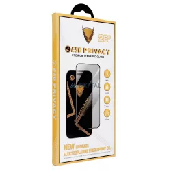   OG Premium Privacy Glass sticlă temperată cu margine neagră pentru Xiaomi Redmi Notă 14 Pro Plus