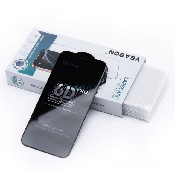 Sticlă temperată Veason 6D Pro cu margine neagră pentru Samsung Galaxy A34 5G - 10 buc