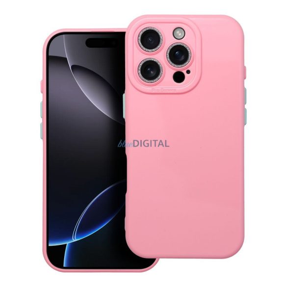 Husă PASTEL SHINE pentru iPhone 16 - roz