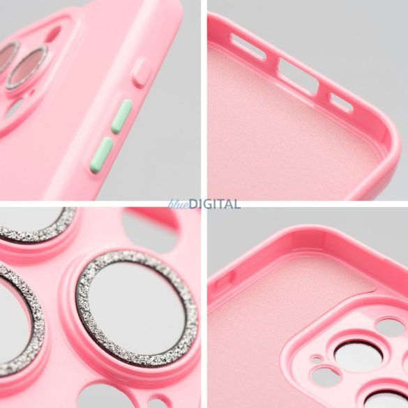 Husă PASTEL SHINE pentru iPhone 16 - roz
