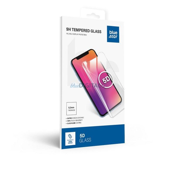 Ecran protector din sticlă temperată Blue Star cu ornamente negre pentru Samsung Galaxy A06