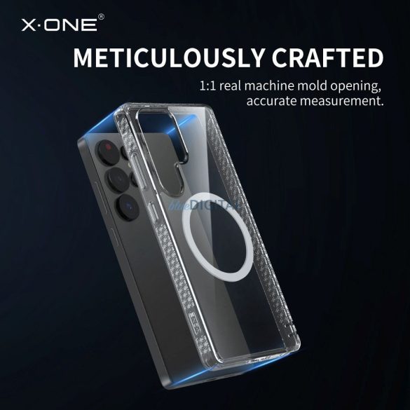 X-One Dropguard Magnetic Case Pro MagSafe caz compatibil Samsung Galaxy S25 - transparent