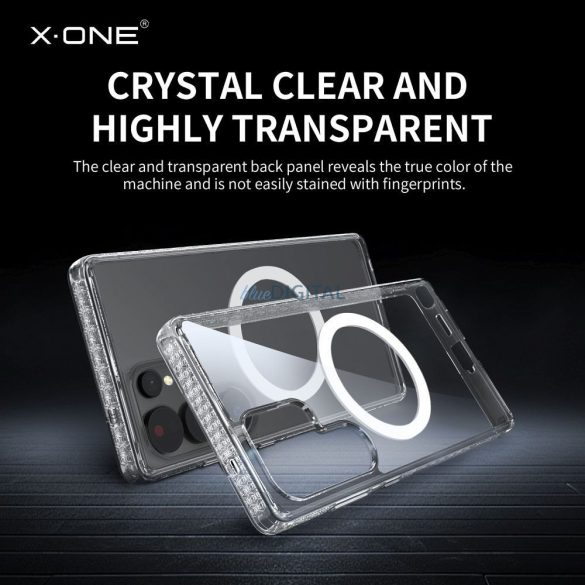 X-One Dropguard Magnetic Case Pro MagSafe caz compatibil Samsung Galaxy S25 - transparent