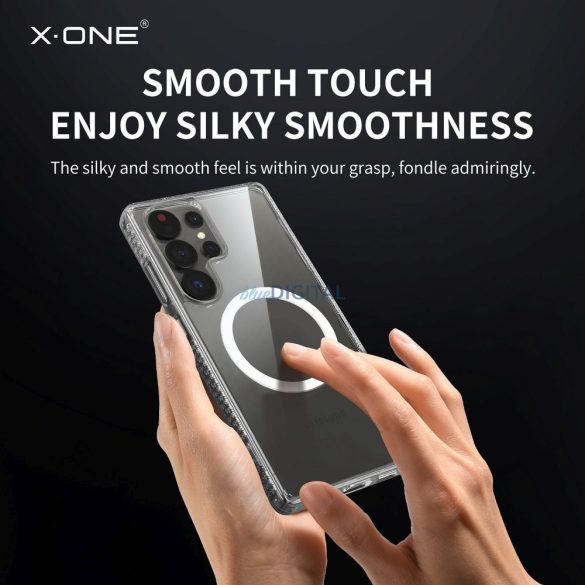X-One Dropguard Magnetic Case Pro MagSafe caz compatibil Samsung Galaxy S25 - transparent