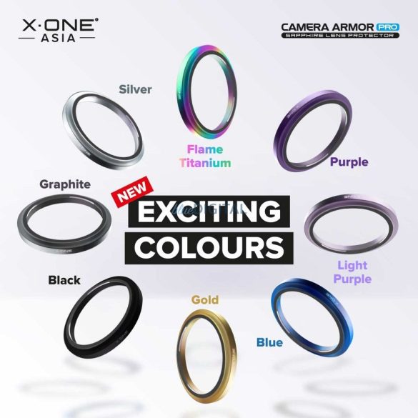 X-One Sapphire Camera Armor folie de protecție pentru obiectivul camerei foto pentru Samsung Galaxy S25