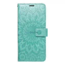   HUSĂ! - MEZZO caz carte Xiaomi Redmi 14C - albastru turcoaz "mandala"