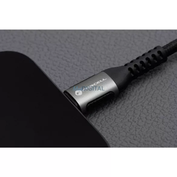 Forcell C259 F-ENERGY Tip-C - Cablu Lightning 27W 3A PD 2m - negru