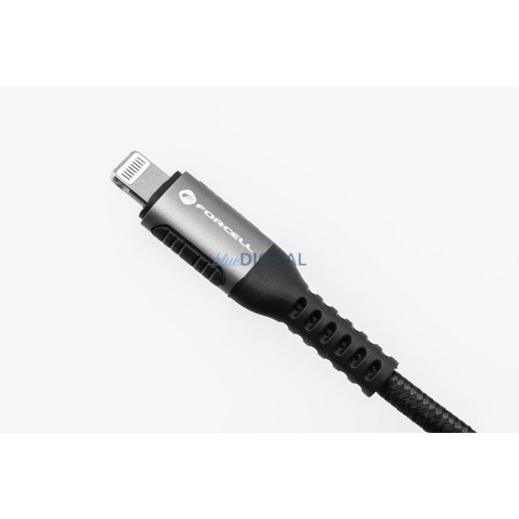 Forcell C259 F-ENERGY Tip-C - Cablu Lightning 27W 3A PD 3m - negru