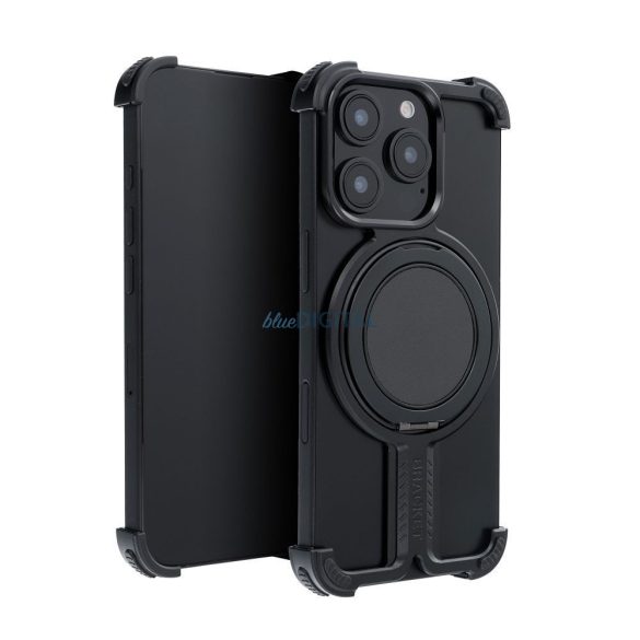 Carcasă TITANIUM BRACKET pentru iPhone 16 Plus - negru