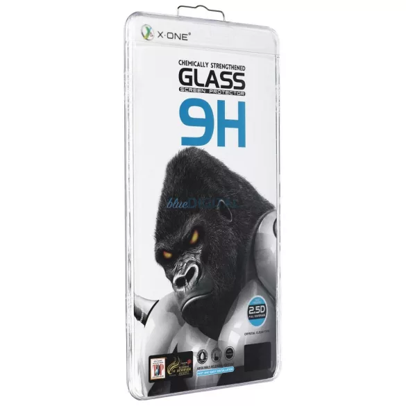 X-One Sticlă temperată 9H cu finisaj negru pentru Samsung Galaxy S25