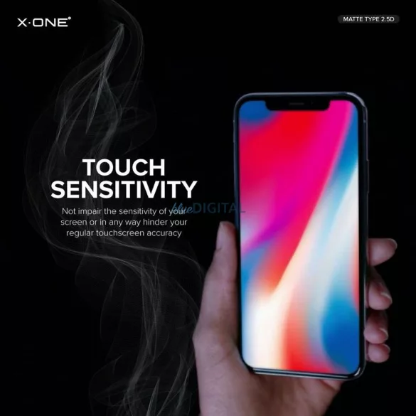 X-One Sticlă temperată 9H cu finisaj negru pentru Samsung Galaxy S25