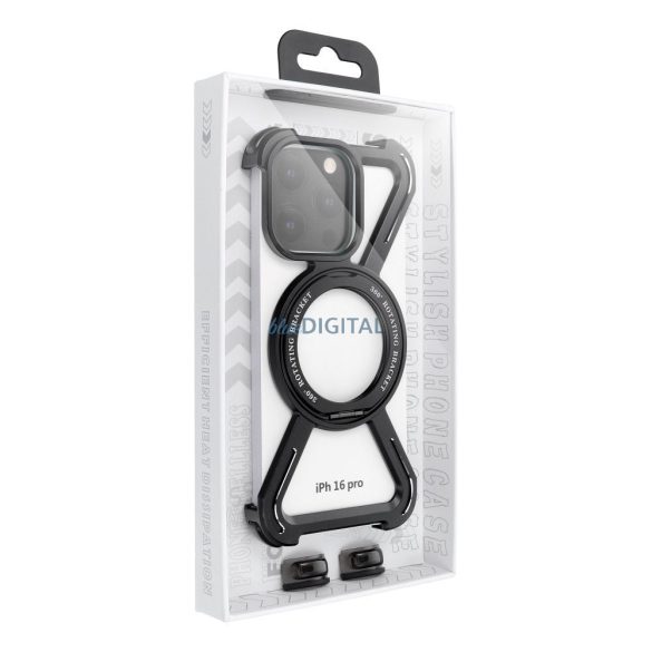 Carcasă TITANIUM ESCORT pentru iPhone 13/14 - negru