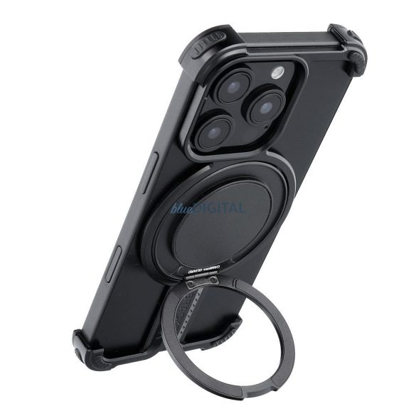 Carcasă TITANIUM BRACKET pentru iPhone 13/14 - negru