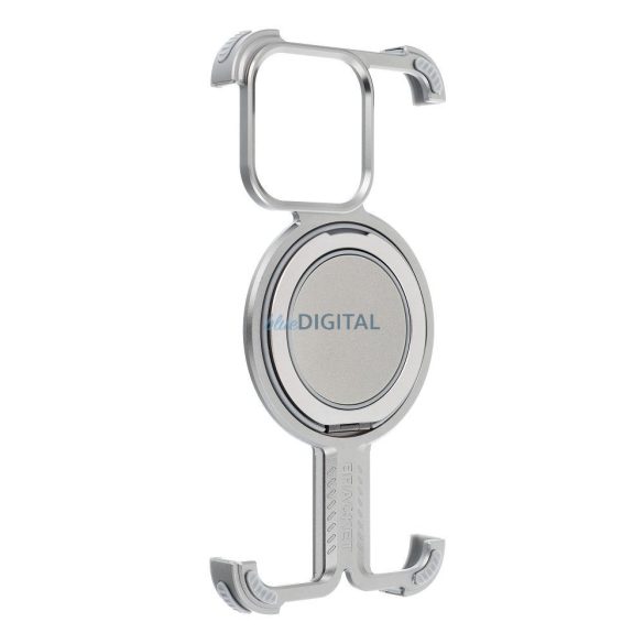 Carcasă TITANIUM BRACKET pentru iPhone 16 - argintiu