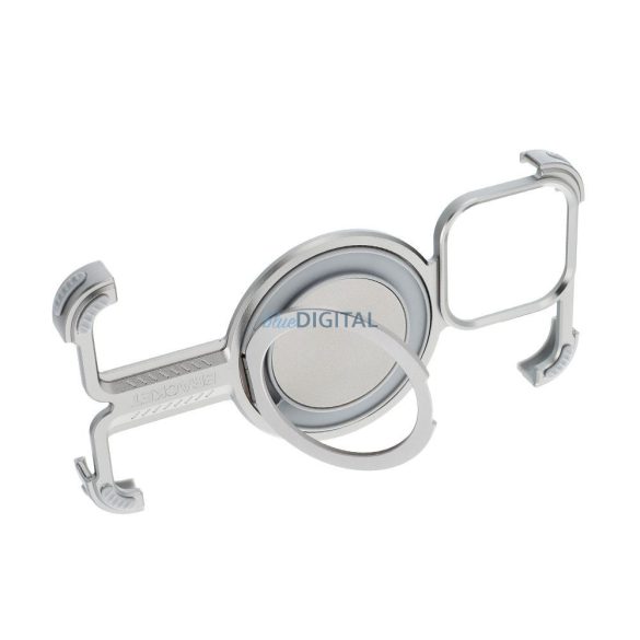 Carcasă TITANIUM BRACKET pentru iPhone 16 - argintiu