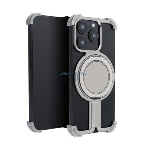 Carcasă TITANIUM BRACKET pentru iPhone 16 Plus - argintiu