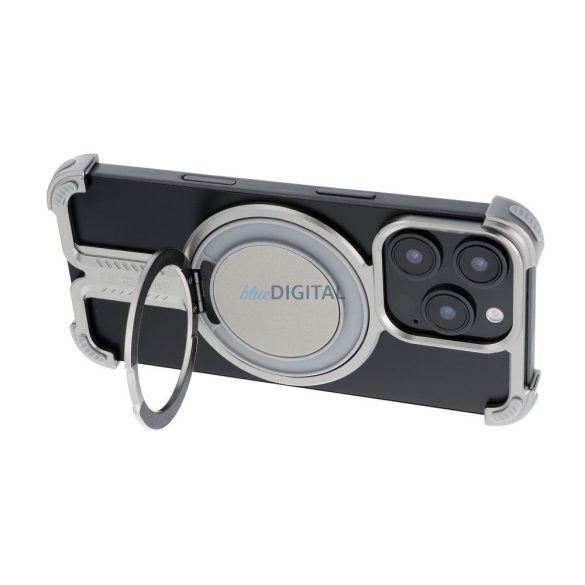 Carcasă TITANIUM BRACKET pentru iPhone 13/14 - argintiu
