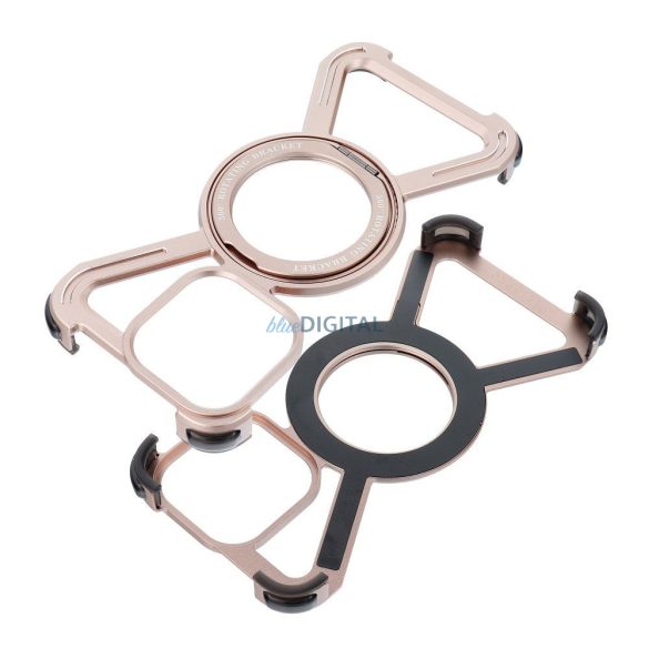 Carcasă TITANIUM ESCORT pentru iPhone 15 - Aur