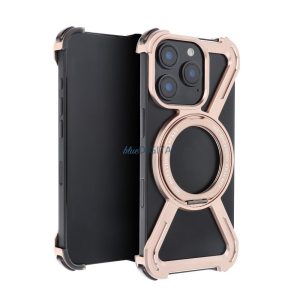 Carcasă TITANIUM ESCORT pentru iPhone 15 Pro - Aur
