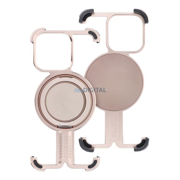 Carcasă TITANIUM BRACKET pentru iPhone 16 Plus - aur