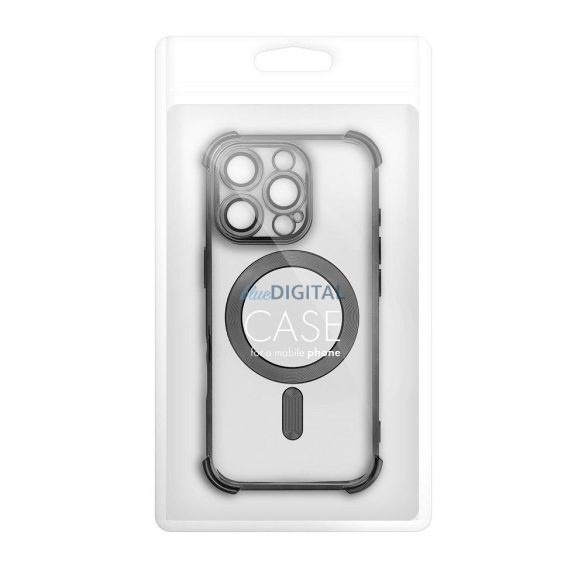 Carcasă compatibilă ANTISHOCK ELECTRO MagSafe pentru iPhone 16 - negru