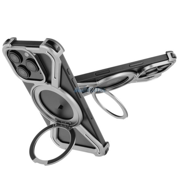 Carcasă TITANIUM ESCORT pentru iPhone 16 Pro Max - Argint
