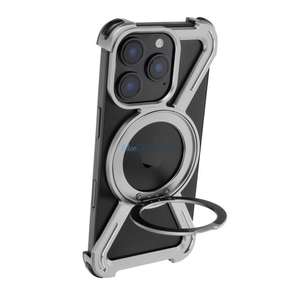 Carcasă TITANIUM ESCORT pentru iPhone 13/14 - argintiu