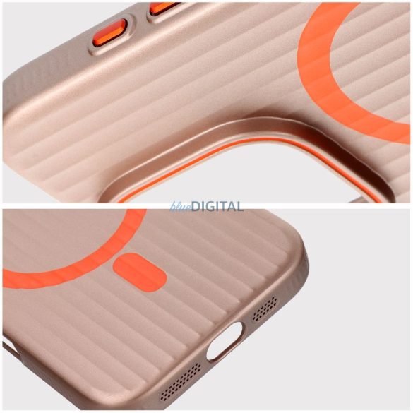 Carcasă SIMPLY MagSafe compatibilă pentru iPhone 13 - aur roz