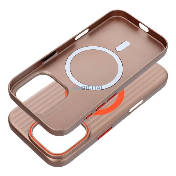 Carcasă SIMPLY MagSafe compatibilă pentru iPhone 14 - aur roz