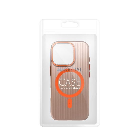 Carcasă SIMPLY MagSafe compatibilă pentru iPhone 14 - aur roz