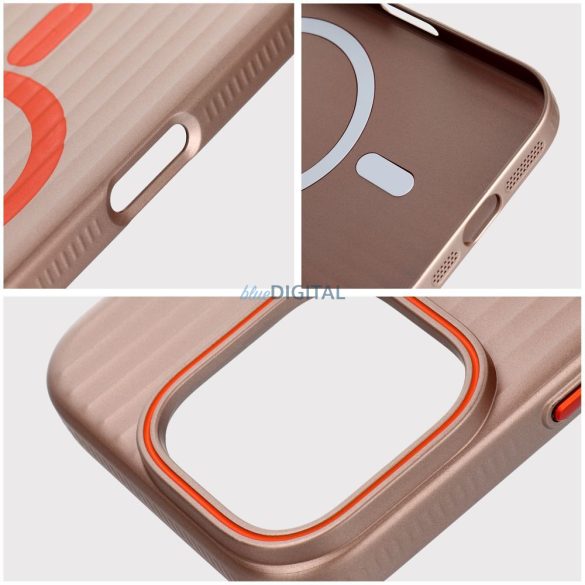 Carcasă SIMPLY MagSafe compatibilă pentru iPhone 14 Pro Max - aur roz