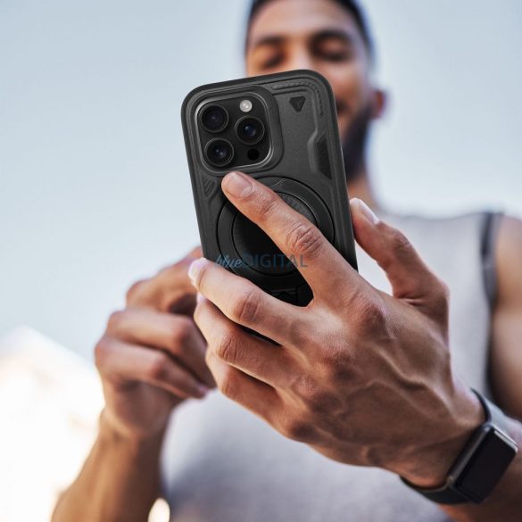 Carcasă FROST ARMOR pentru iPhone 11/XR - negru