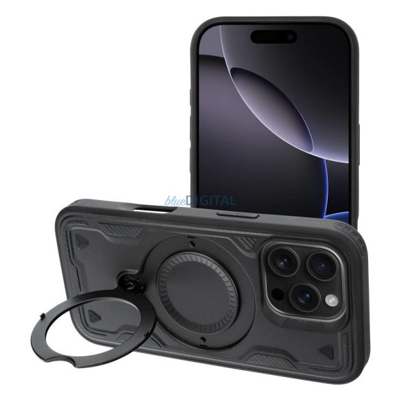 Carcasă FROST ARMOR iPhone 12 Pro Max/13 Pro Max - negru