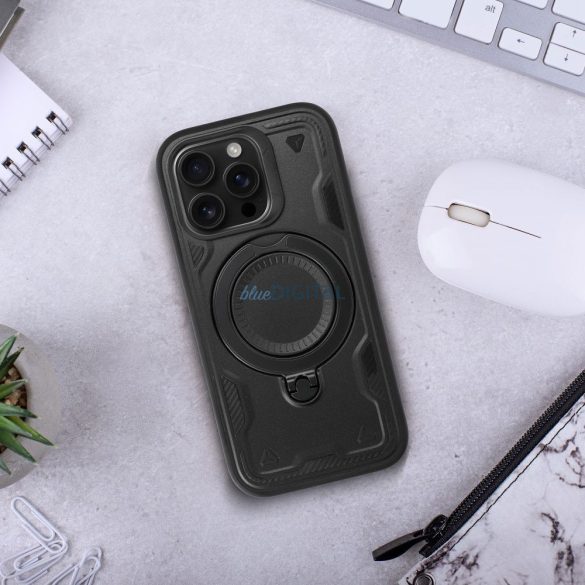 Carcasă FROST ARMOR iPhone 12 Pro Max/13 Pro Max - negru