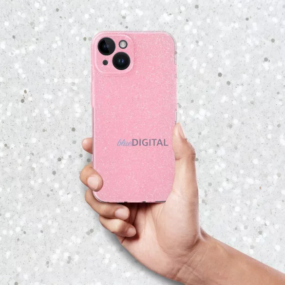 HUSĂ! - BLINK CLEAR CASE 2 mm caz Xiaomi Redmi 14C - roz